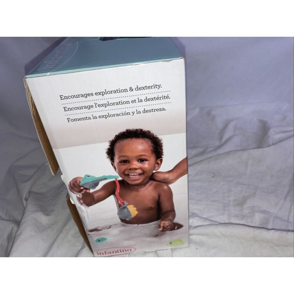 Brand New Seaked Rare Infantino splish & splash bath playset - Picture 5 of 12